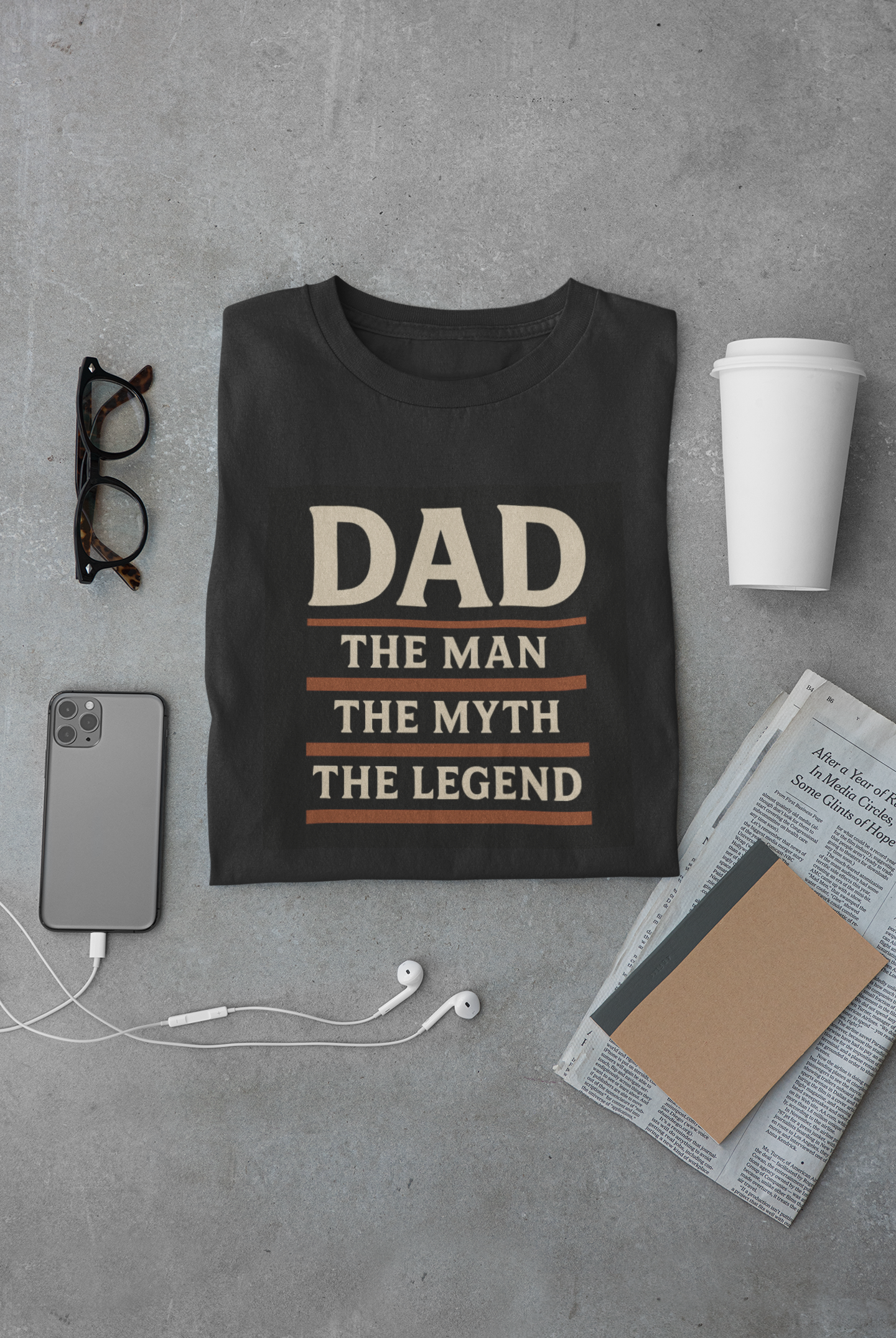 Dad: The Man, The Myth, The Legend – Premium Tee for Fathers