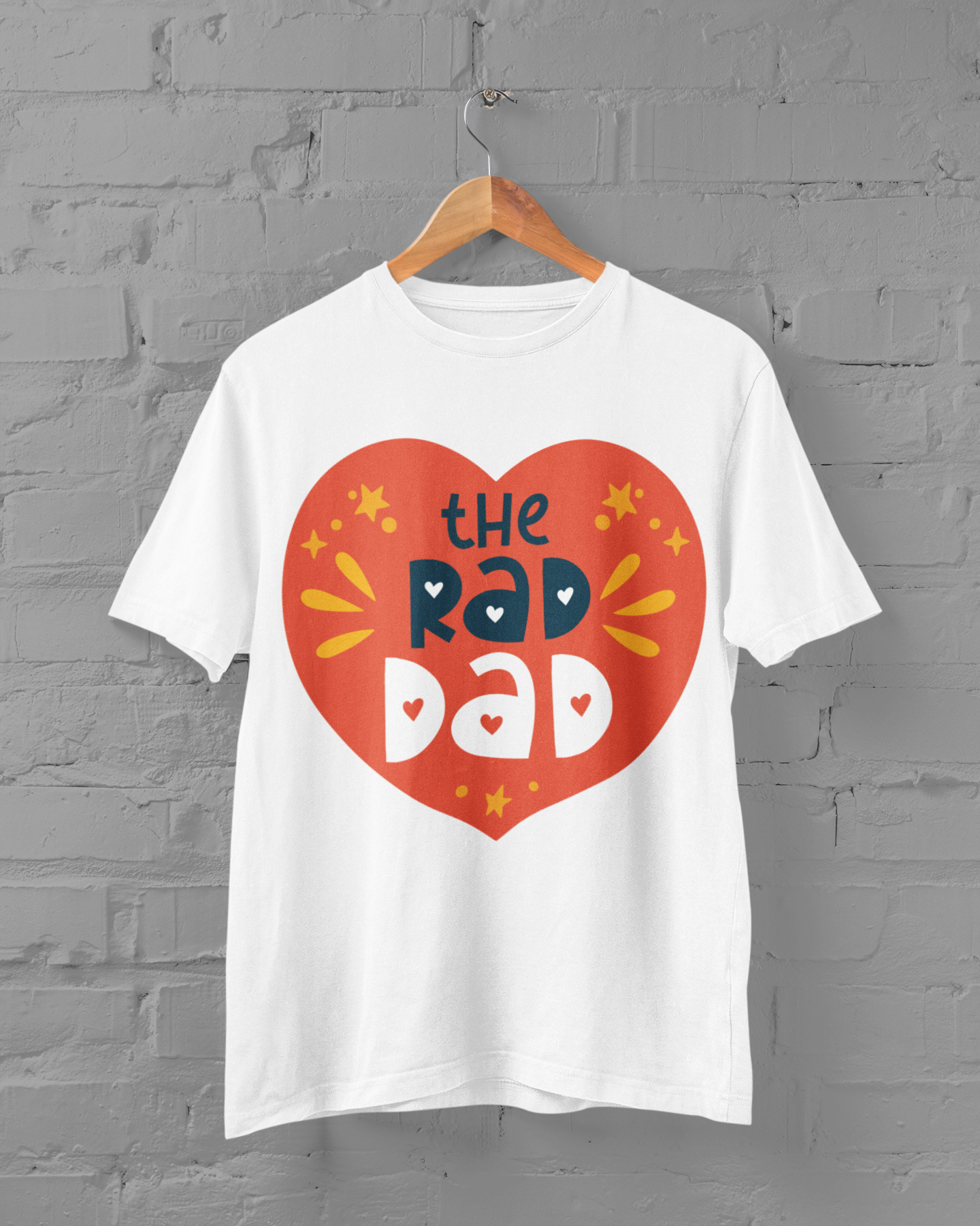 The Rad Dad - Fun & Stylish Father's Day T-Shirt