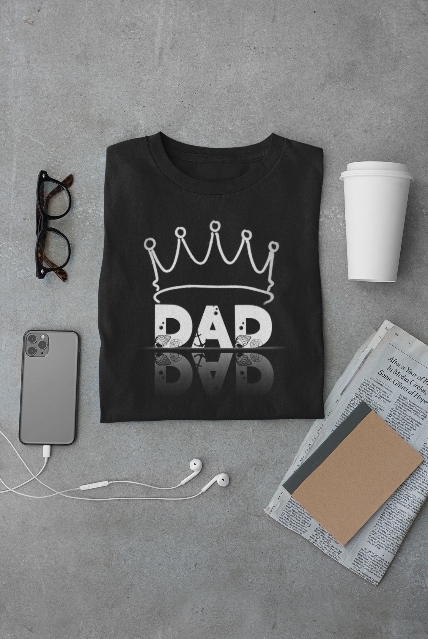 King Dad Crown Tee – Limited Edition Father's Day T-Shirt