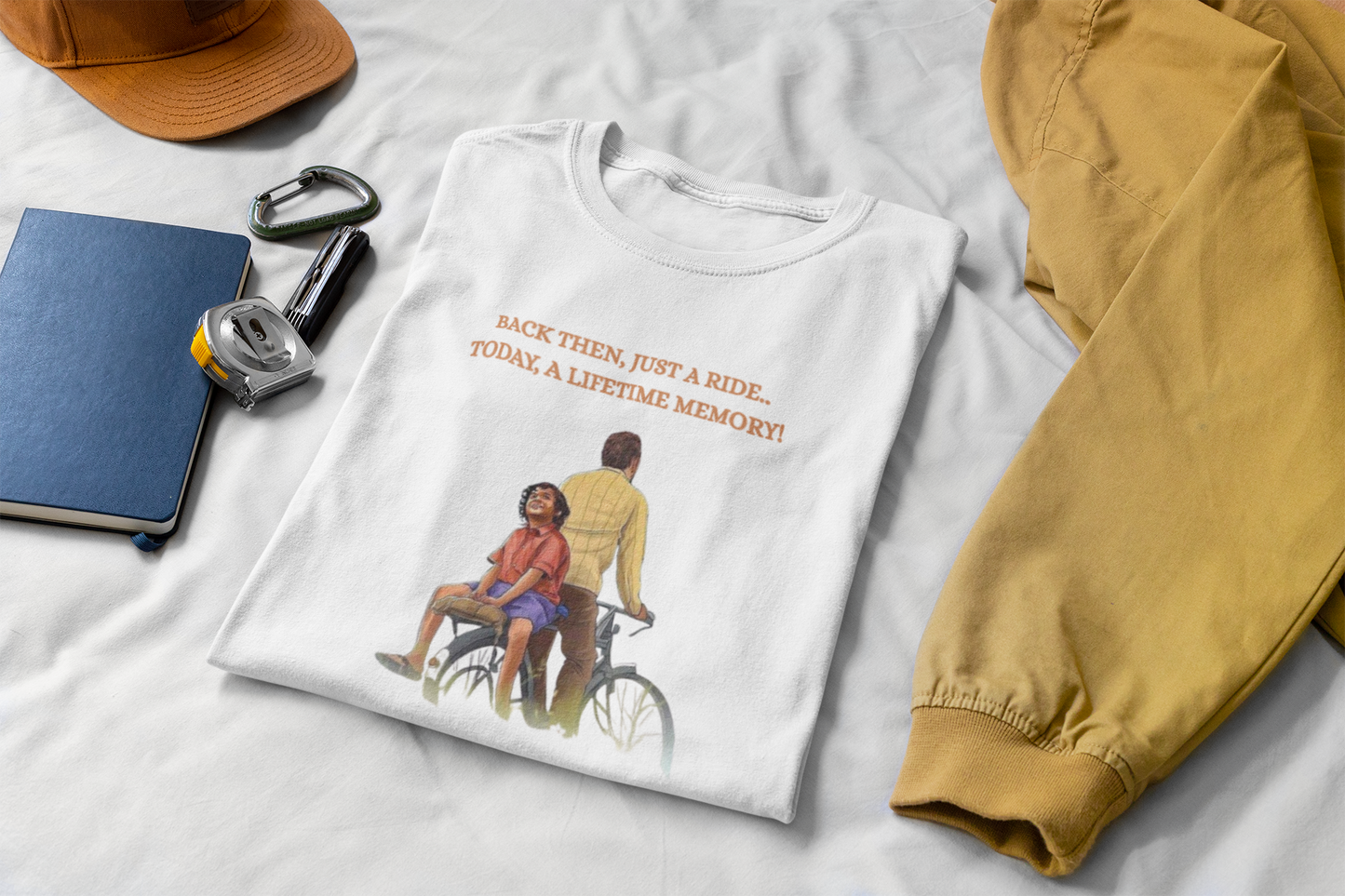 Back Then, Just a Ride – Oversized Father’s Day Tee (240 GSM French Terry Cotton)