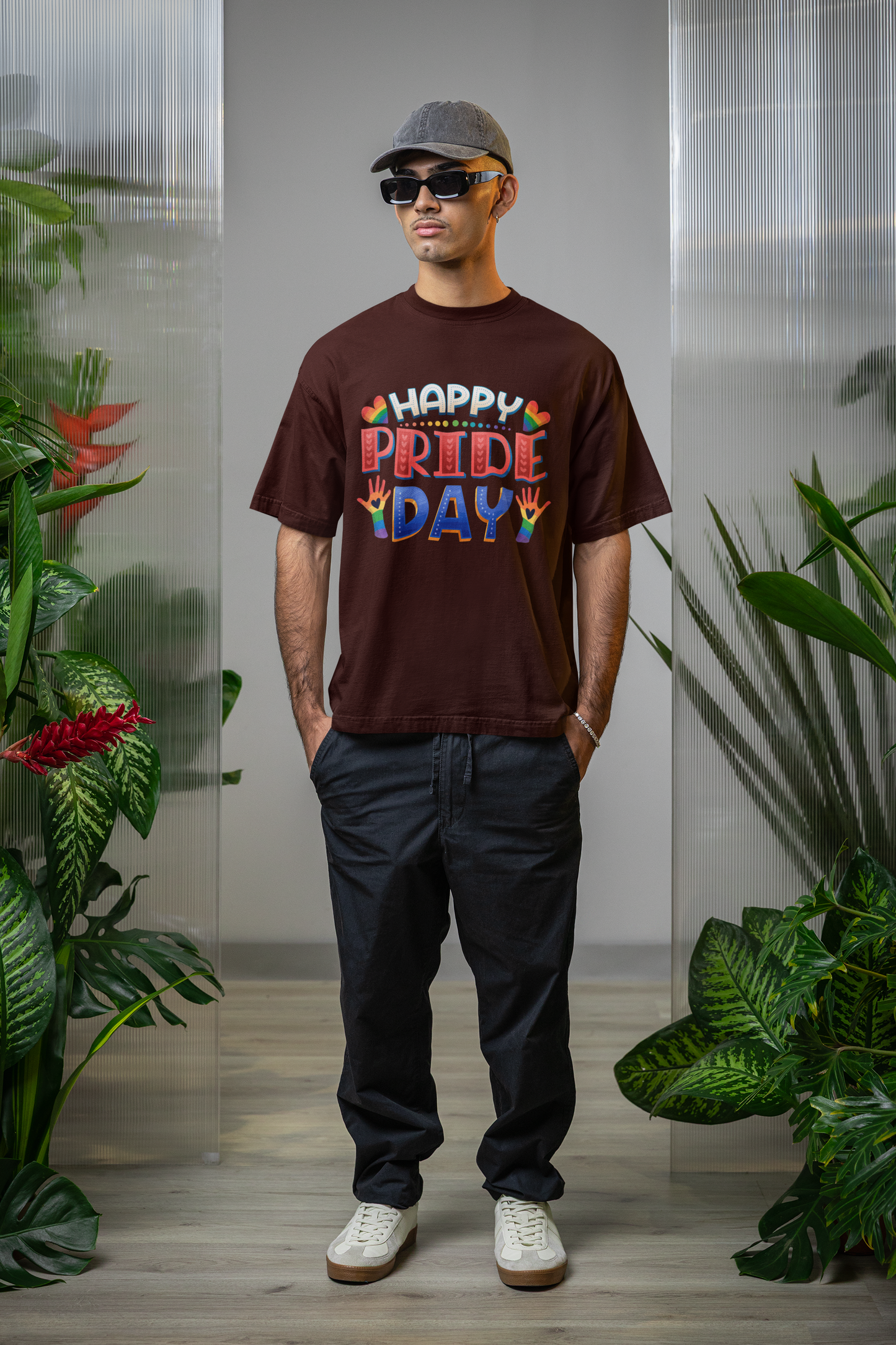 Happy Pride Day – Unisex Oversized T-Shirt (Pride Edition)